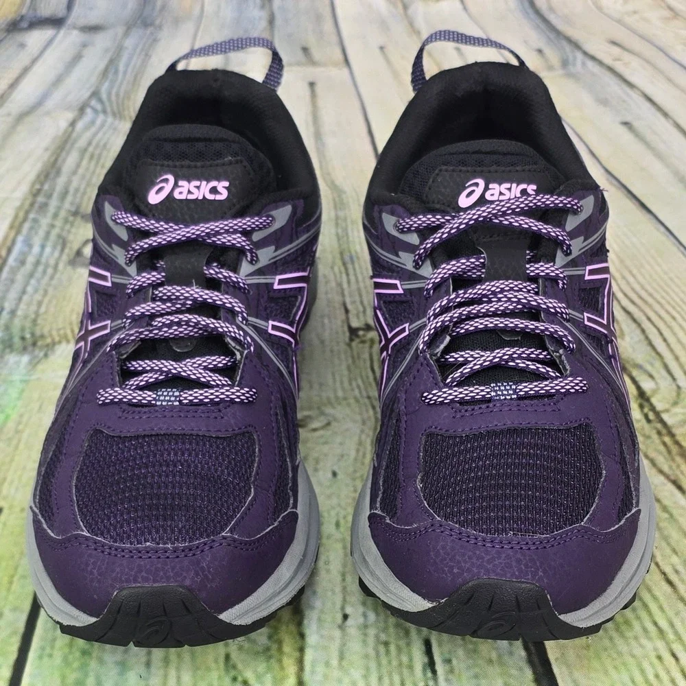ASICS Frequent Trail Running Shoes Womens 10 Purple 1012A022 Hiking Sneakers - Picture 6 of 9